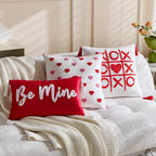 Decorative Throw Pillow Tufted Chenille Tassels Removable Cover
