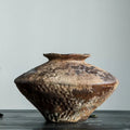 Decorative Vase Handcrafted Ceramic Textured Glaze