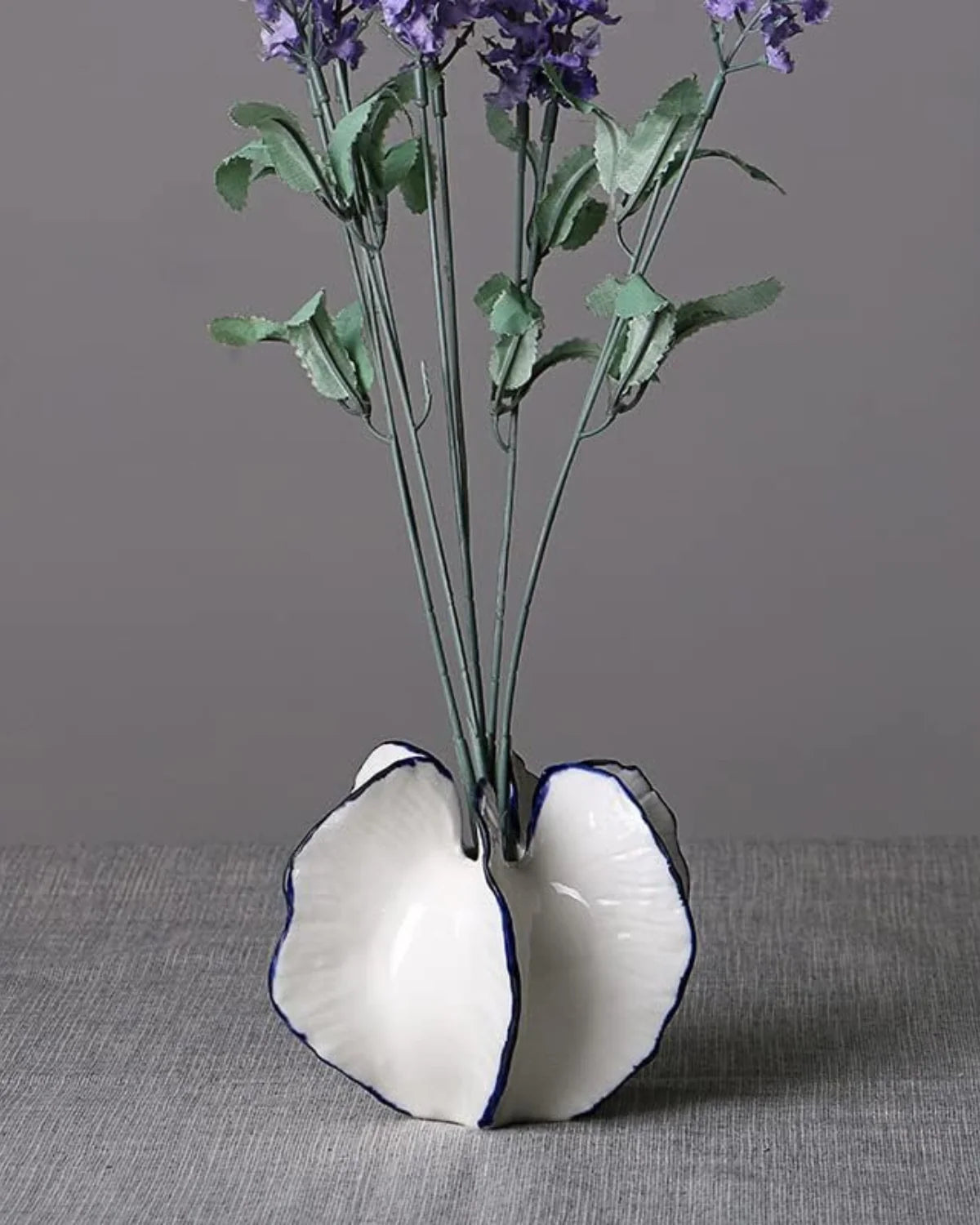 Decorative Vase Porcelain Modern Silhouette