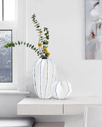 Decorative Vase Porcelain Modern Silhouette