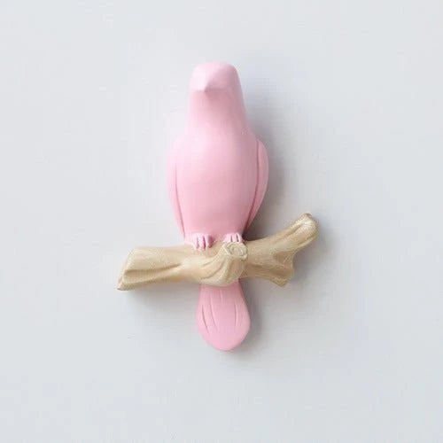 Decorative Wall Hook Bird Design Resin Easy Install