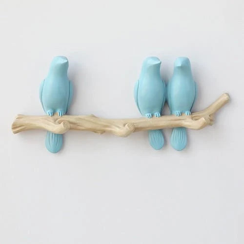 Decorative Wall Hook Bird Design Resin Easy Install