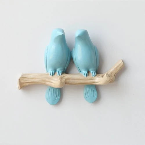 Decorative Wall Hook Bird Design Resin Easy Install
