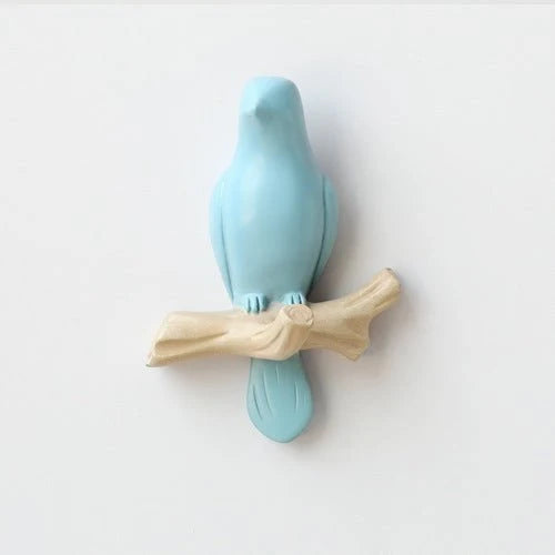 Decorative Wall Hook Bird Design Resin Easy Install