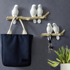 Decorative Wall Hook Bird Design Resin Easy Install