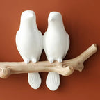 Decorative Wall Hook Bird Design Resin Easy Install
