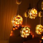 Decorative Wall Lamp Spooky Cat & Pumpkin Soft Light