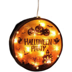 Decorative Wall Lamp Spooky Cat & Pumpkin Soft Light