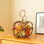 Decorative Wreath Autumn Floral & Artificial Pumpkins