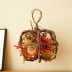 Decorative Wreath Autumn Floral & Artificial Pumpkins