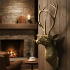 Deer Antler Wall Mount Realistic Resin & Easy Install
