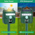 Deer Repeller Motion-Activated LED Strobe Solar Rechargeable