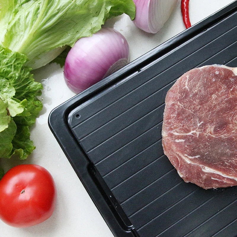 Defrost Tray Rapid Thawing Non-Stick Aluminum Alloy