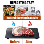 Defrost Tray Rapid Thawing Non-Stick Aluminum Alloy