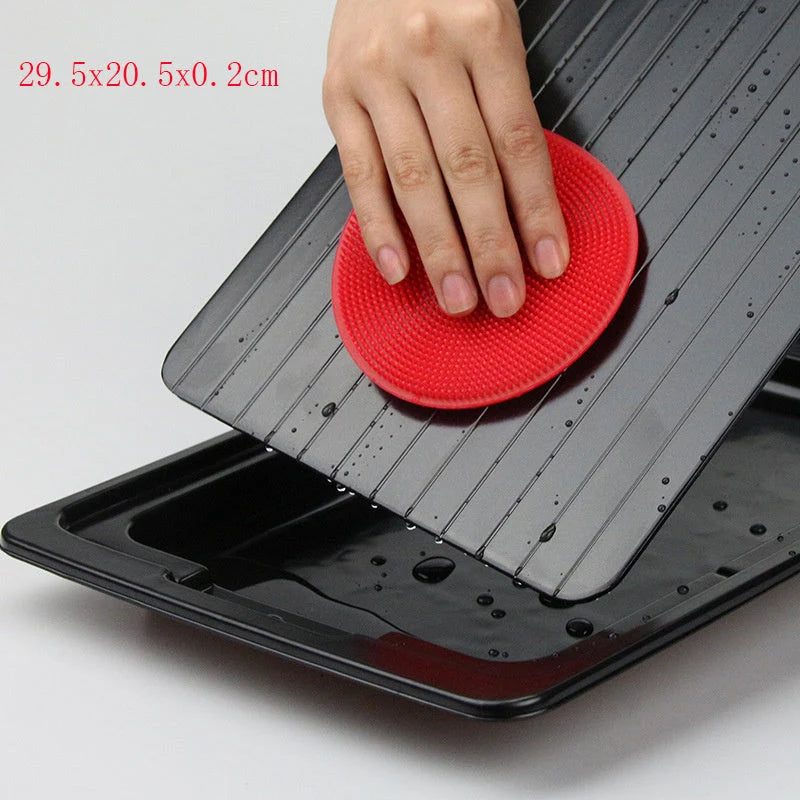 Defrost Tray Rapid Thawing Non-Stick Aluminum Alloy