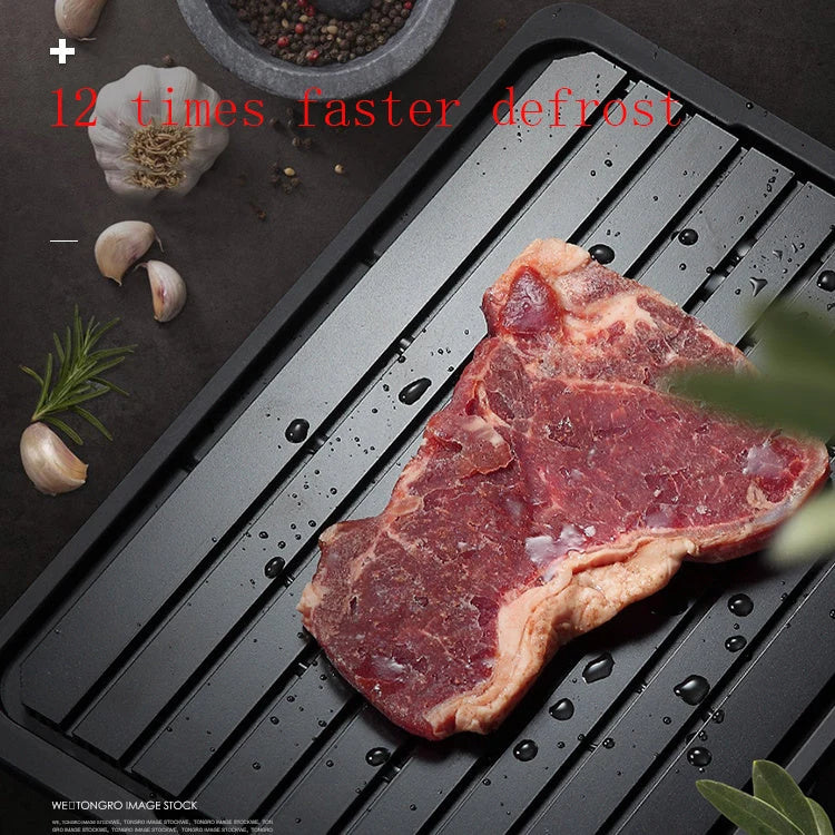 Defrost Tray Rapid Thawing Non-Stick Aluminum Alloy