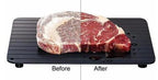 Defrosting Tray Rapid Thermal Thawing Aluminum & Dishwasher-Safe