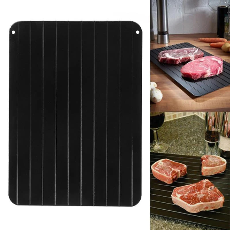 Defrosting Tray Rapid Thermal Thawing Aluminum & Dishwasher-Safe