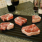 Defrosting Tray Rapid Thermal Thawing Aluminum & Dishwasher-Safe