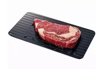 Defrosting Tray Rapid Thermal Thawing Aluminum & Dishwasher-Safe