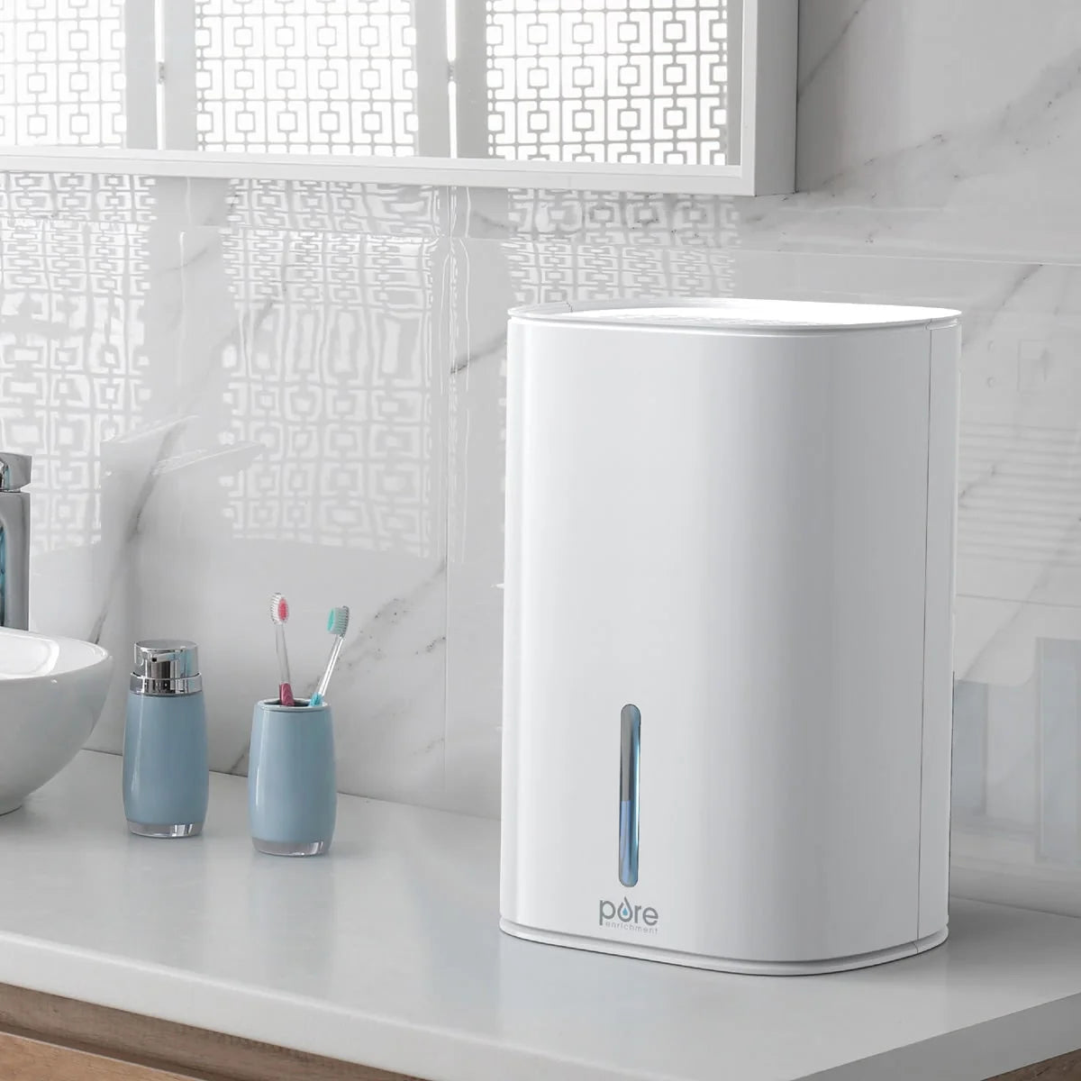 Dehumidifier Compact Portable Removable Tank & Full-Tank Alert
