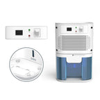 Dehumidifier Compact Portable Removable Tank & Full-Tank Alert
