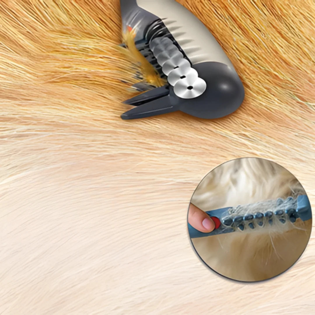 Dematting Comb Gentle Trimmer & Ergonomic Handle