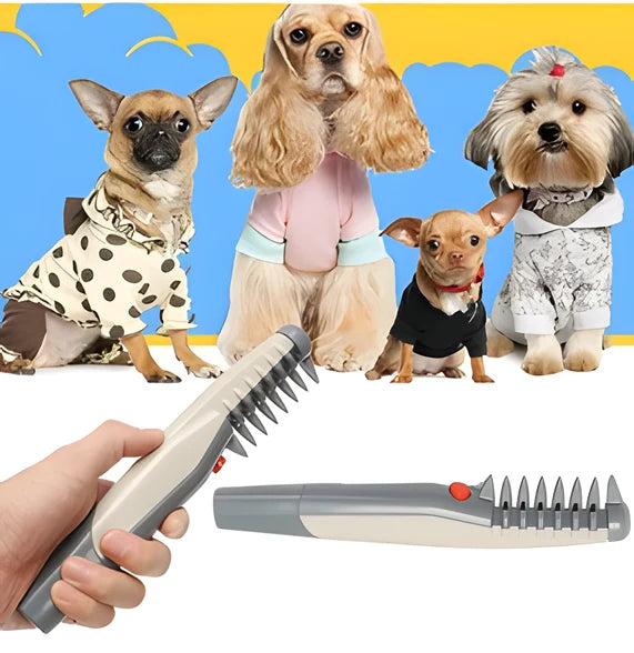 Dematting Comb Gentle Trimmer & Ergonomic Handle