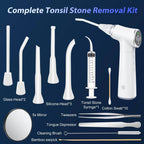 Dental Cleaning Device Adjustable Suction & LED Light Silicone Tips