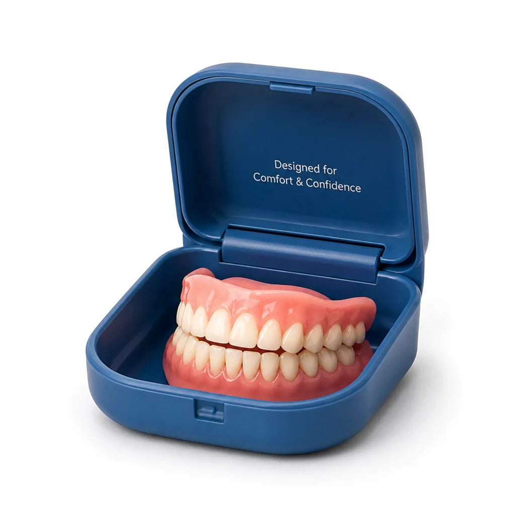 Denture Set Adjustable Silicone Reusable Comfort Fit