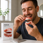 Denture Set Boil-and-Bite Flexible Polymer Upper & Lower