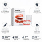 Denture Set Boil-and-Bite Flexible Polymer Upper & Lower