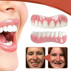 Denture Stabilizer Set Moldable Silicone Dual-Arch Reusable