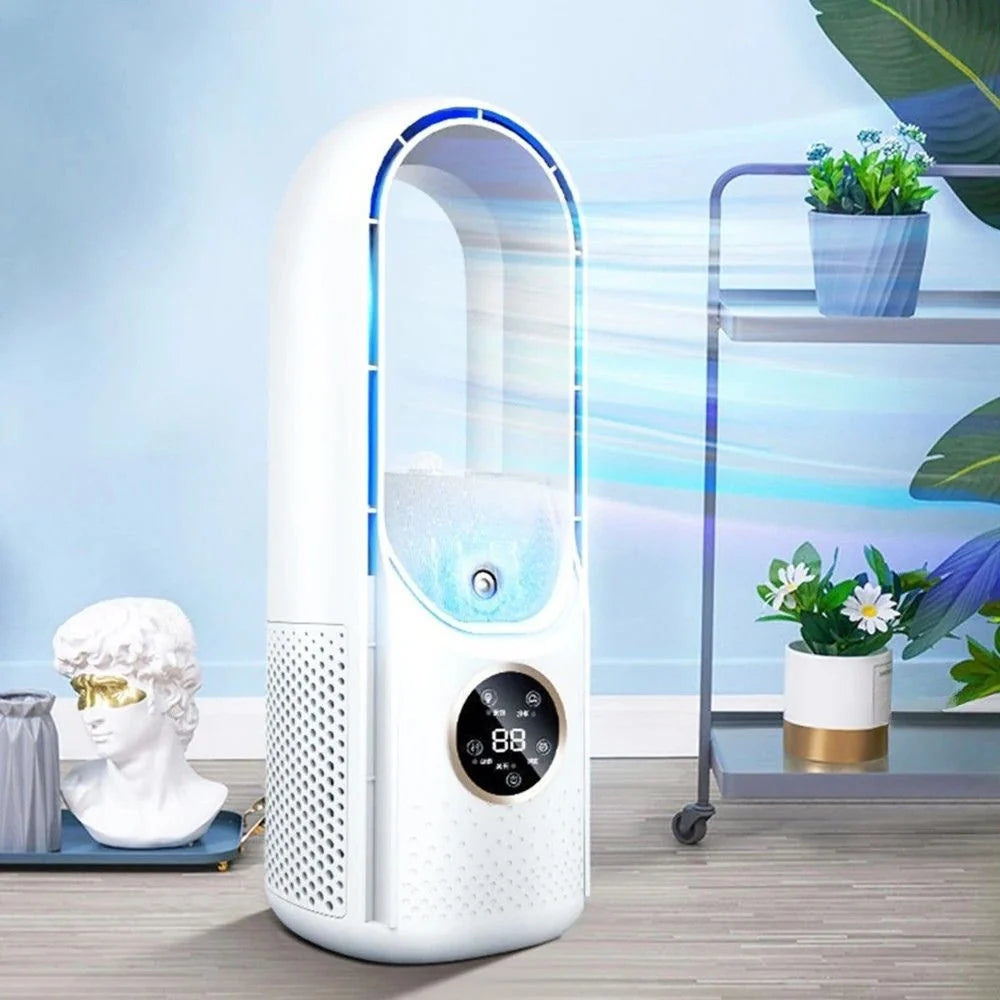 Desk Air Cooler Bladeless & Rechargeable 300ml