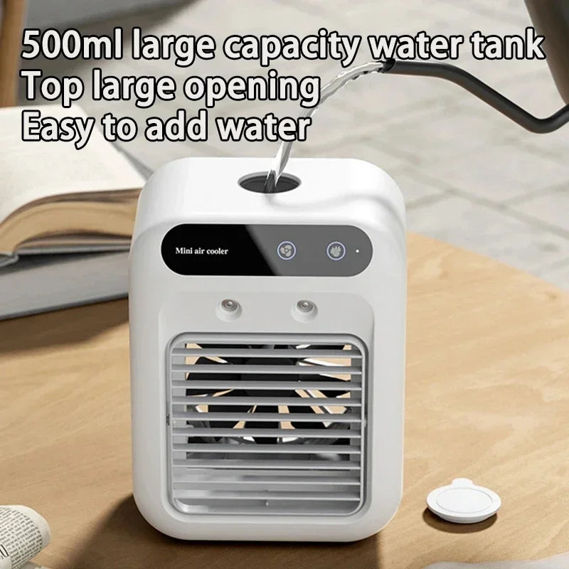 Desk Air Cooler USB-Powered Compact & Quiet