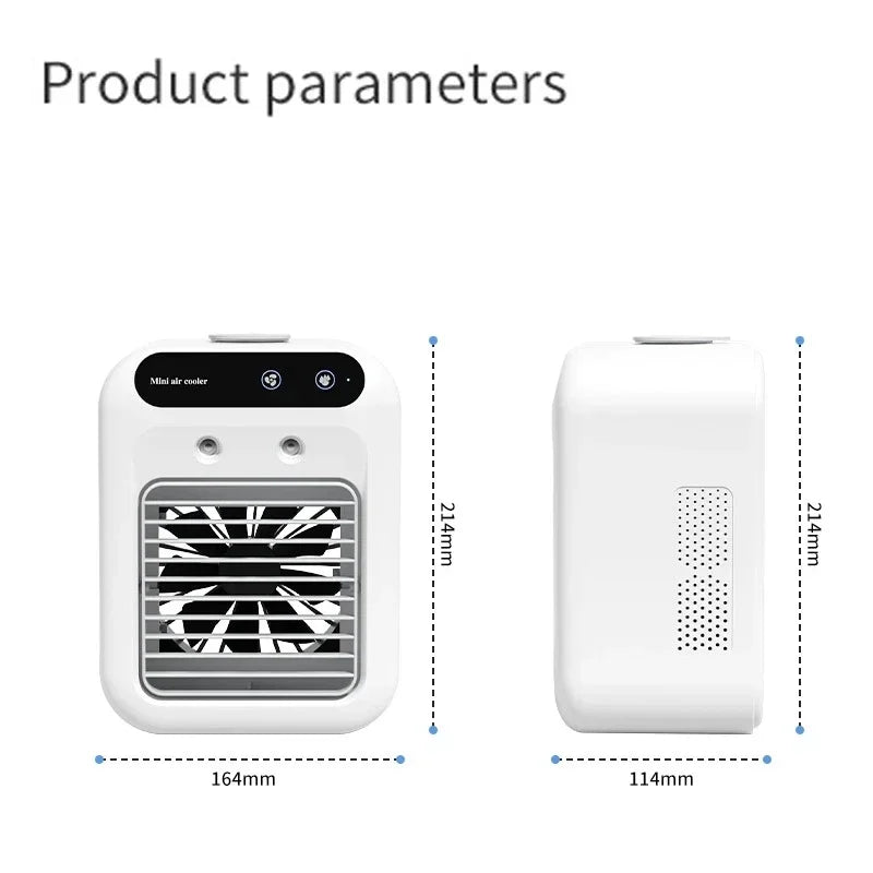 Desk Air Cooler USB-Powered Compact & Quiet