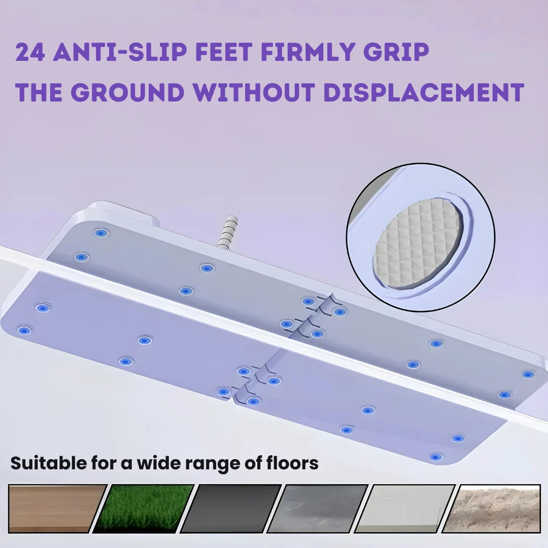 Desk Cable Organizer 7-Slot Silicone Adhesive Backing