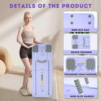 Desk Cable Organizer Silicone 7-Slot Adhesive & Freestanding