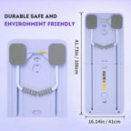 Desk Cable Organizer Silicone 7-Slot Adhesive & Freestanding