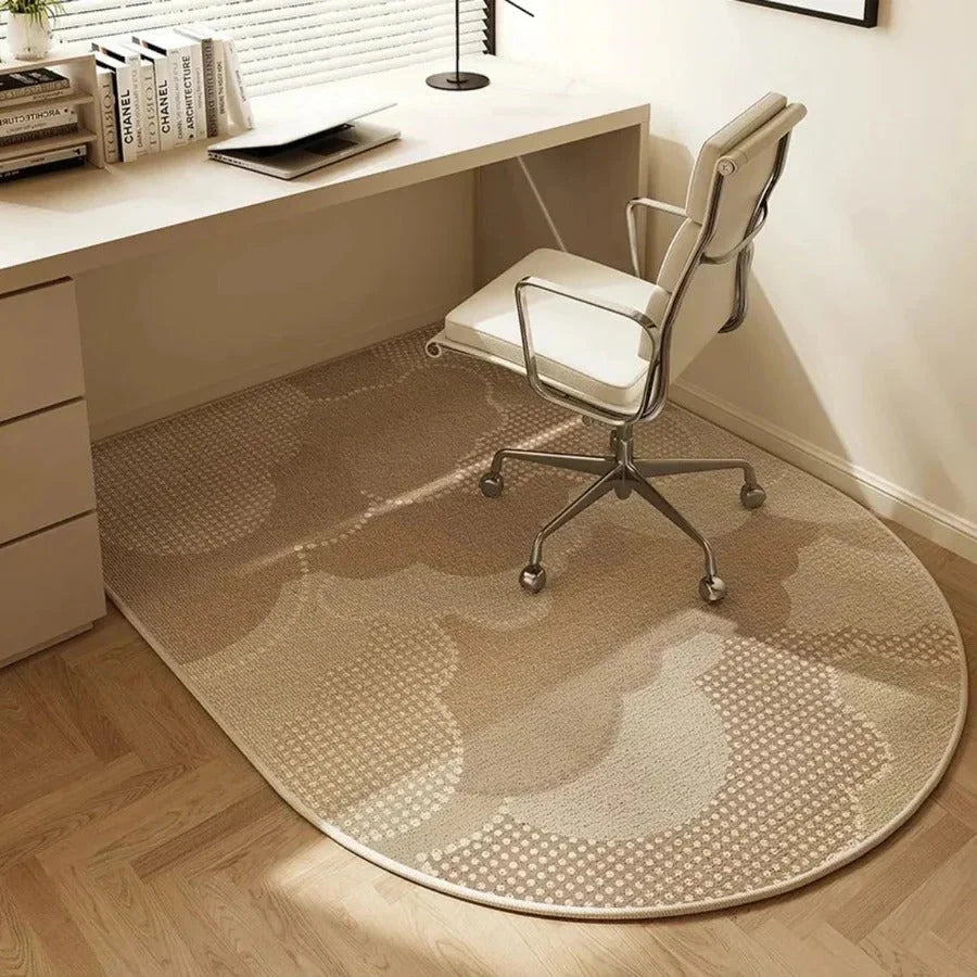 Desk Chair Mat Velour Surface & Non-Slip Backing
