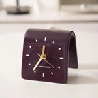 Desk Clock Mini Ceramic Silent Quartz