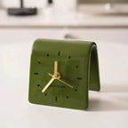 Desk Clock Mini Ceramic Silent Quartz