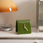 Desk Clock Mini Ceramic Silent Quartz