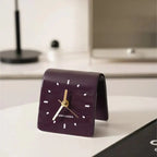 Desk Clock Mini Ceramic Silent Quartz