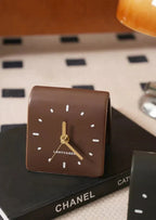 Desk Clock Mini Ceramic Silent Quartz