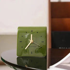 Desk Clock Mini Ceramic Silent Quartz