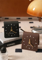 Desk Clock Mini Ceramic Silent Quartz