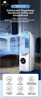 Desk Fan Blade-Less Humidifier USB Powered