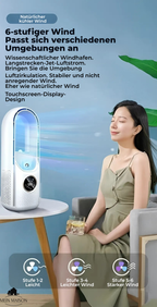 Desk Fan Blade-Less Humidifier USB Powered