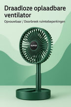 Desk Fan Foldable USB Rechargeable Five-Speed